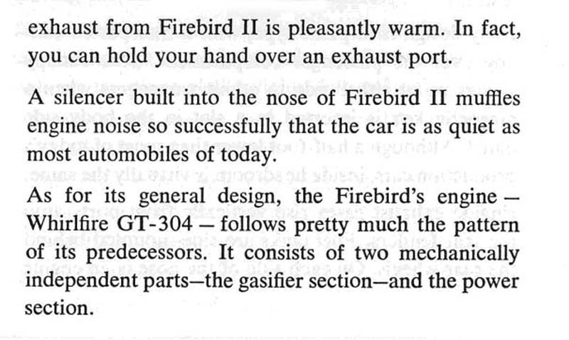 GM FIREBIRD II Family size gas turbine prototype 1956